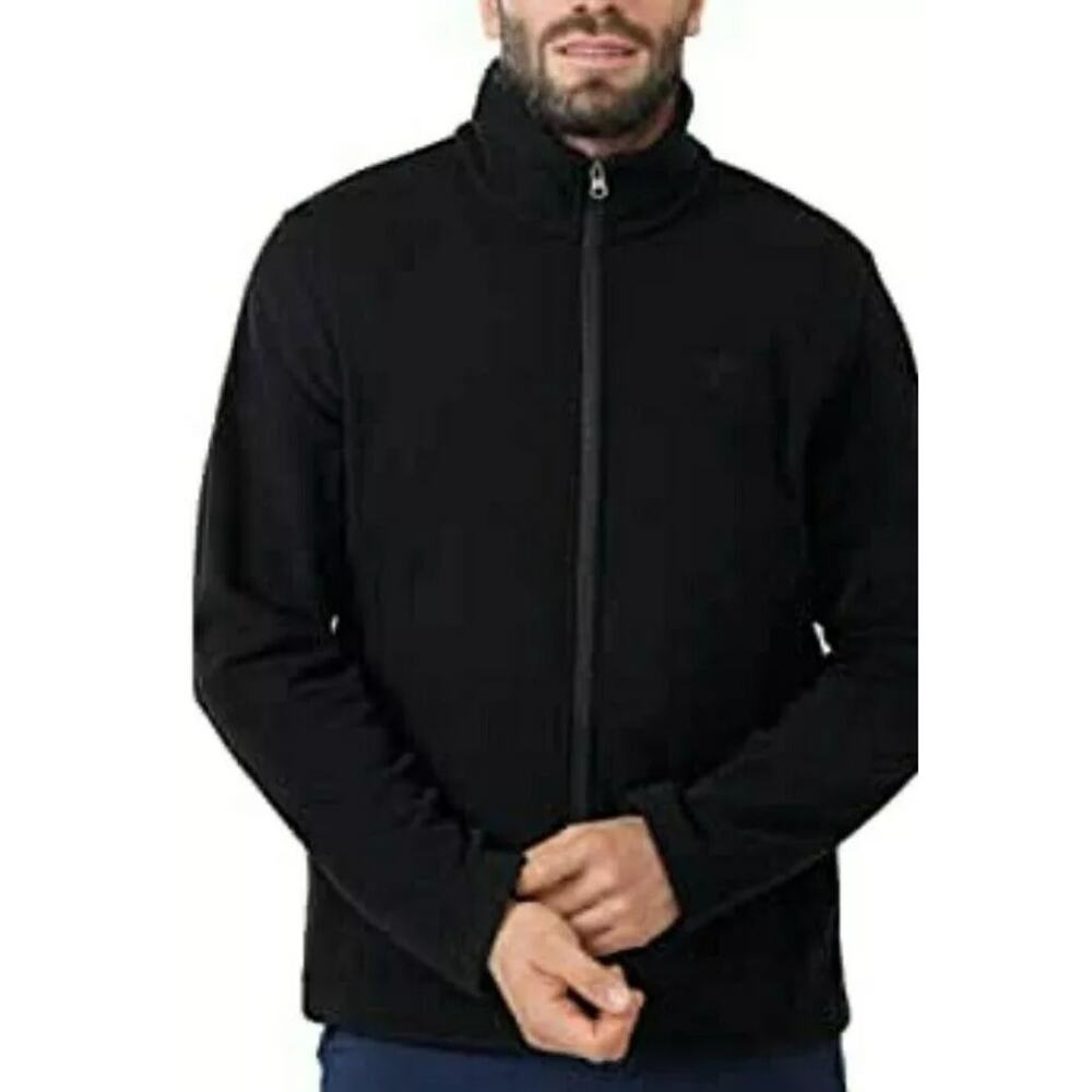 Camel Crown Men 3XL Full Zip Fleece Jackets with Pockets Soft Polar Fleece Coat